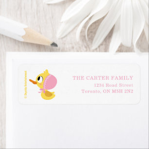 Etiqueta Super Simple   5 Little Ducks Chica Baby Shower
