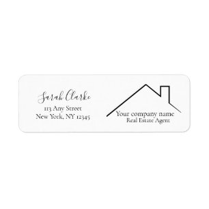 Etiqueta superior del techo