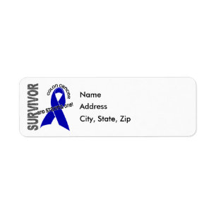 Etiqueta Superviviente 1 del CÁNCER DE COLON