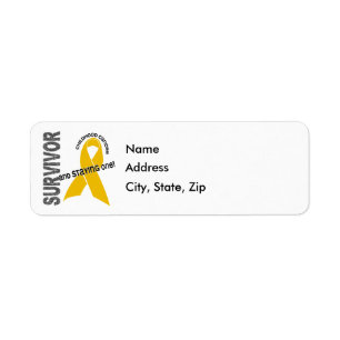 Etiqueta Superviviente del CÁNCER INFANTIL 1