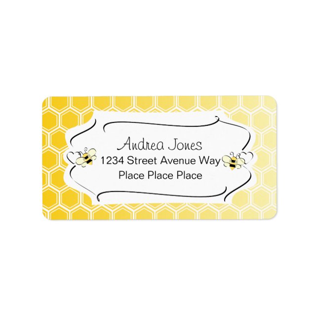 Etiqueta Sweet Honeycomb (Frente)