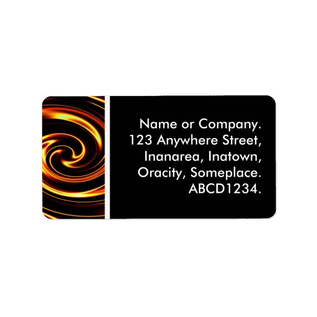 Etiqueta Swirl IV (Frente)