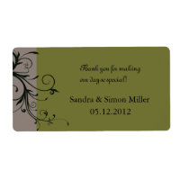 Swirly Elegance - Boda gracias etiquetas-4