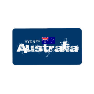 Etiqueta Sydney, Australia Labels