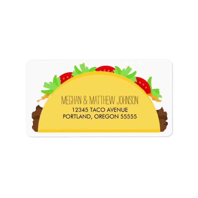 Etiqueta Taco (Frente)