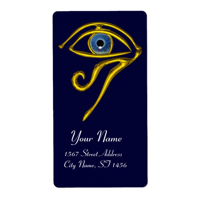 ETIQUETA TALISMAN AZUL (Frente)