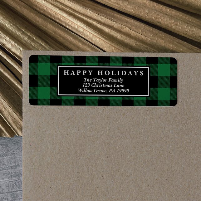 Etiqueta Tarjeta de Navidades del patrón de relleno de búfa (Subido por el creador)