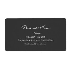 ETIQUETA TARJETA DE VISITA SIMPLE PERSONALIZADA