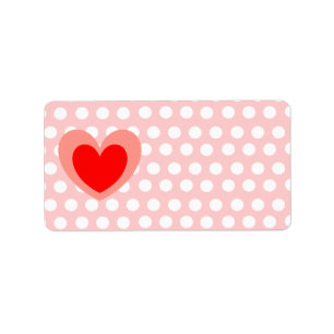 Etiqueta Tarjeta del día de San Valentín