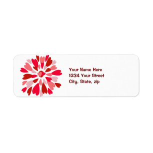 Etiqueta Tarjeta del día de San Valentín de la mamá del
