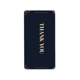 Etiqueta tarjetas de agradecimiento