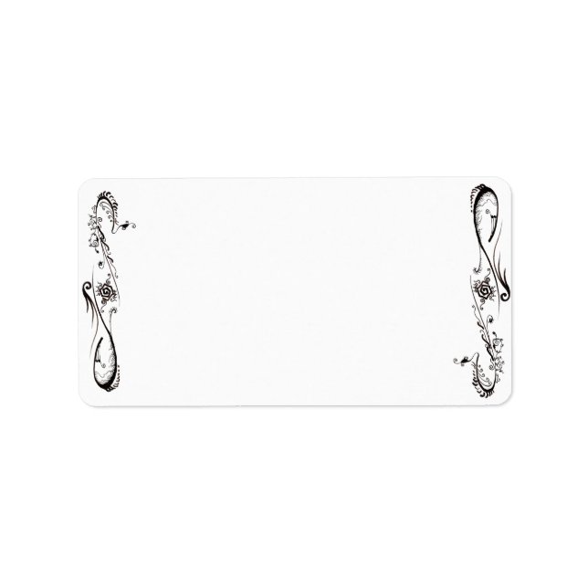 Etiqueta Tatuaje tribal (Frente)