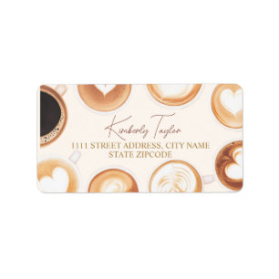 Etiqueta Taza de café Perfect Blend Love is Brewing