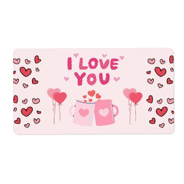 Etiqueta Te Amo (Frente)