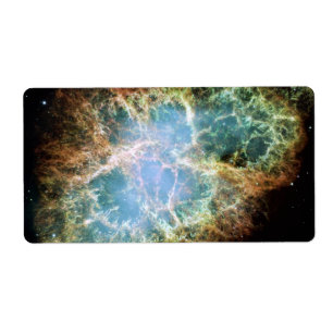 Etiqueta Teal Crab Nebula