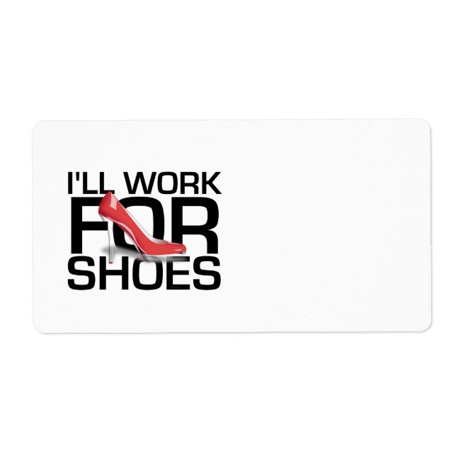Etiqueta TEE Work for Shoes (Frente)