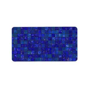 Etiqueta Tejas azules del cuarto de baño
