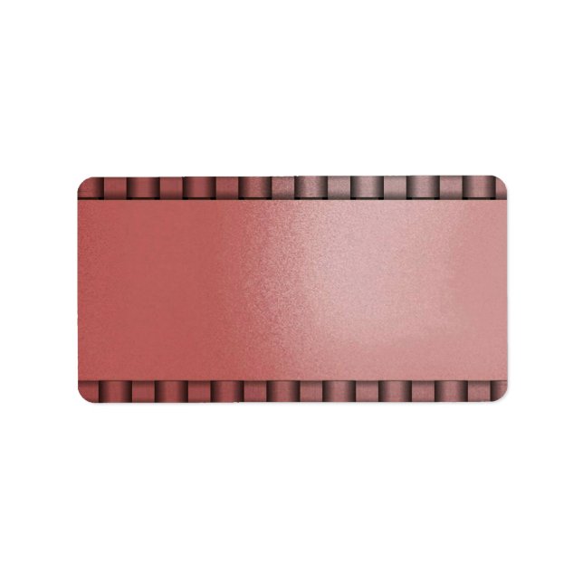 Etiqueta Tejer dand negro rosado (Frente)