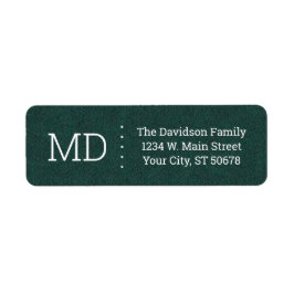 Etiqueta Tejido de terciopelo turquesa