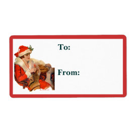 Etiqueta Tejido para Navidades