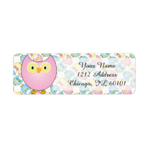 Etiquetas De Remite Diseno Del Buho Bebe Zazzle Es Etiquetas De Remite Diseno Del Buho Bebe Zazzle Es