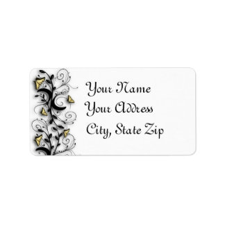 Etiqueta Tema de la mariposa