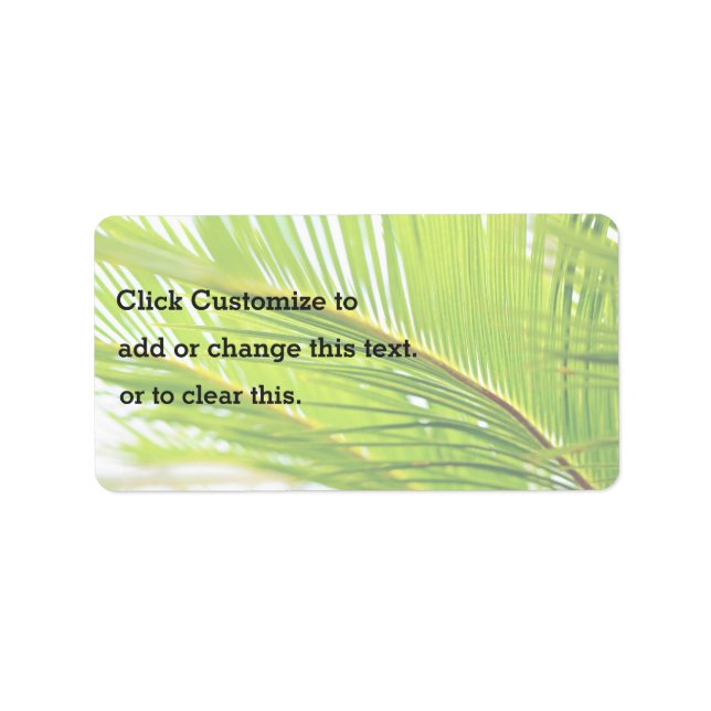 Etiqueta Tema del árbol más vendido (Frente)