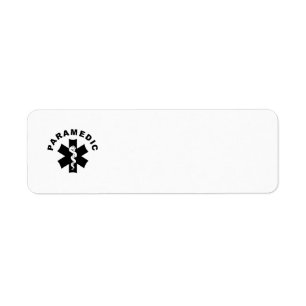 Etiqueta Tema del logotipo del paramédico
