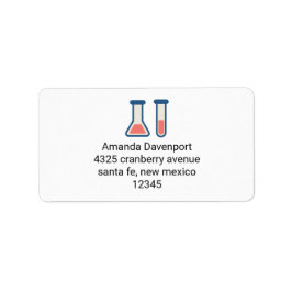 Etiqueta Temas de ciencia de beaker y de You Tube de prueba