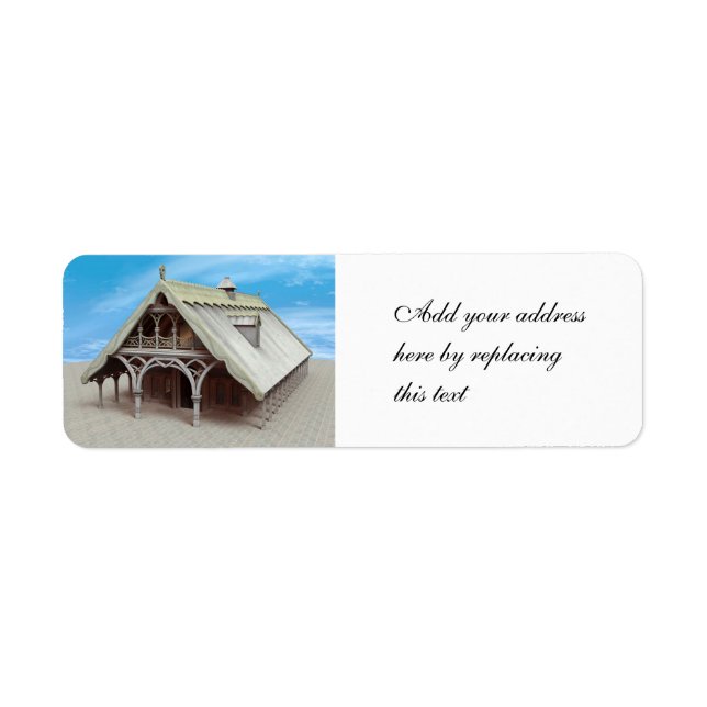 Etiqueta Templo de Fantasy (Frente)