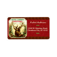 Ten un buen reno navideño personalizado