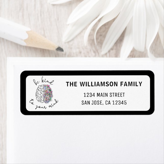 Etiqueta Tenga Amabilidad Con Su Mente Salud Mental Del Cer (In situ)