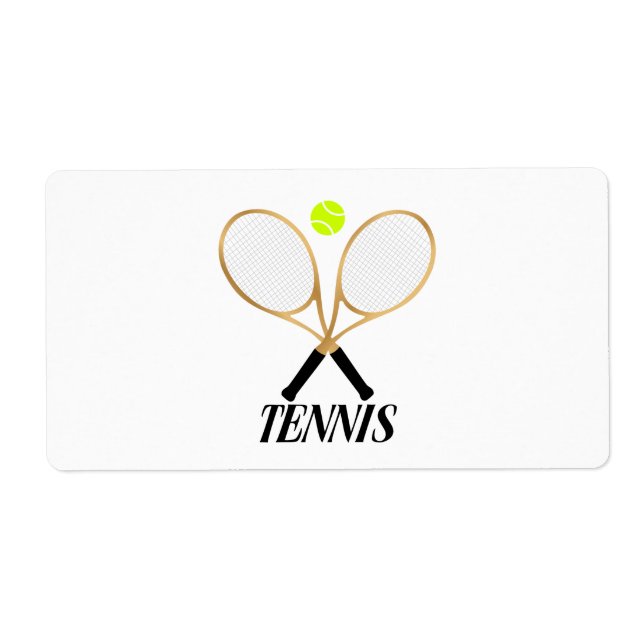 Etiqueta Tenis (Frente)