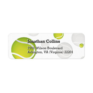 Etiqueta Tenis personalizado Deporte