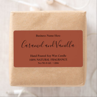 Etiqueta Terracota mínima profesional Boho