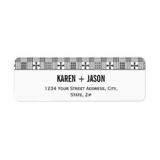 Etiqueta Textil de África Occidental Adinkra