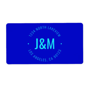 Etiqueta Texto de Personalizable elegante