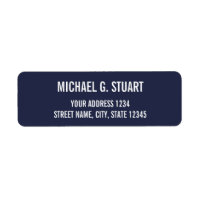 Texto en negrita de Navy Blue y White Professional
