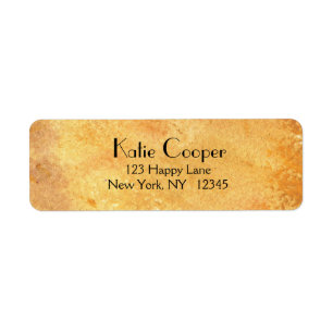 Etiqueta Textura abstracta amarilla