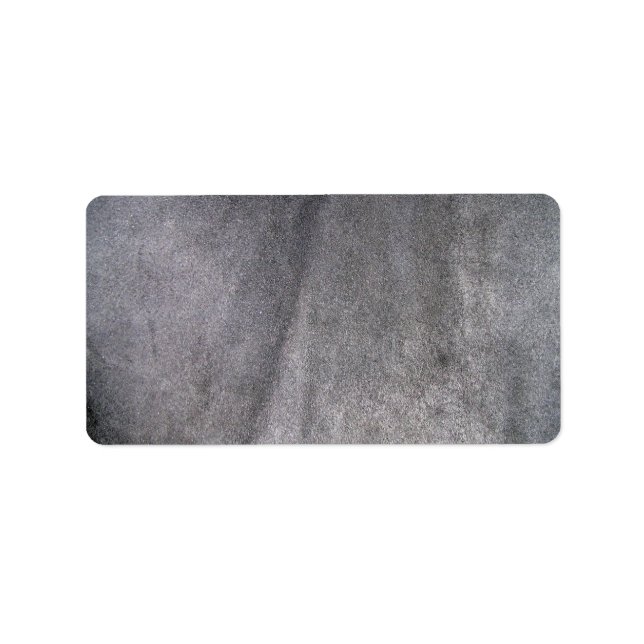 Etiqueta Textura de cuero negro (Frente)
