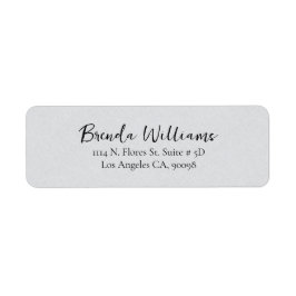 Etiqueta Textura de línea gris minimalista Guión blanco