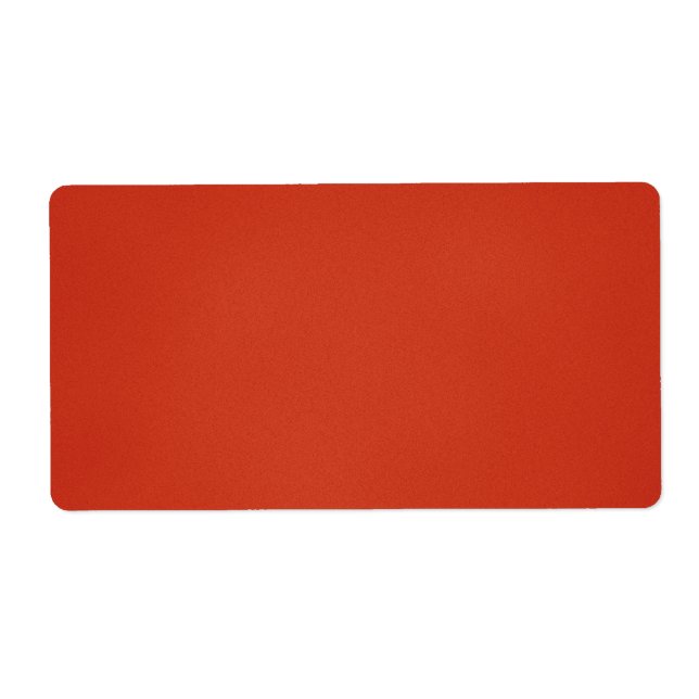 Etiqueta Textura granulada roja cálida moderna (Frente)