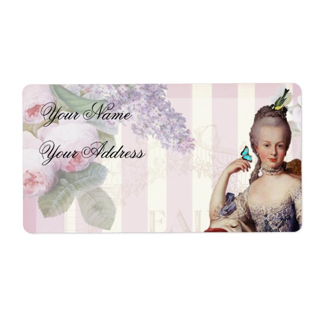 Etiqueta Thé au Petit Trianon - rosa (Frente)