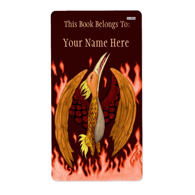 Etiqueta The Phoenix Bookplate (Frente)