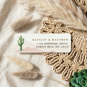 Etiqueta The Watercolor Desert Range Wedding Suite -