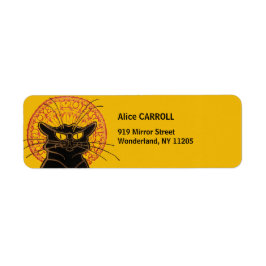 Etiqueta Theophile Steinlen - Le Chat Noir Vintage