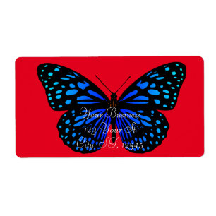 Etiqueta Thunder_Cove de mariposa azul