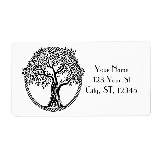 Etiqueta Thunder_Cove del árbol de la vida (Frente)