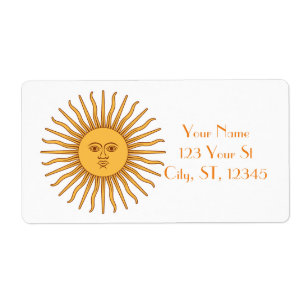 Etiqueta Thunder_Cove, Ilustracion de arte de Sun face