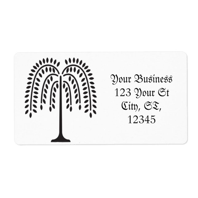 Etiqueta Thunder_Cove, una silueta laúd llorosa (Frente)